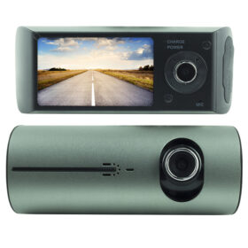 GPSLİ ÇİFT KAMERALI ARAÇ İÇİ DVR KAMERA SET (32 GB KART DESTEKLİ) (K0)