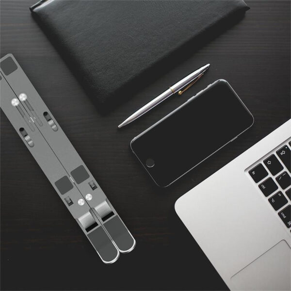 GRİ KATLANABILIR ALUMINYUM NOTEBOOK STANDI FNC-5115ST (K0) - Görsel 4