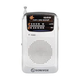 GÜMÜŞ RENK CEP TİPİ ANALOG FM RADYO VS-R104 (K0)