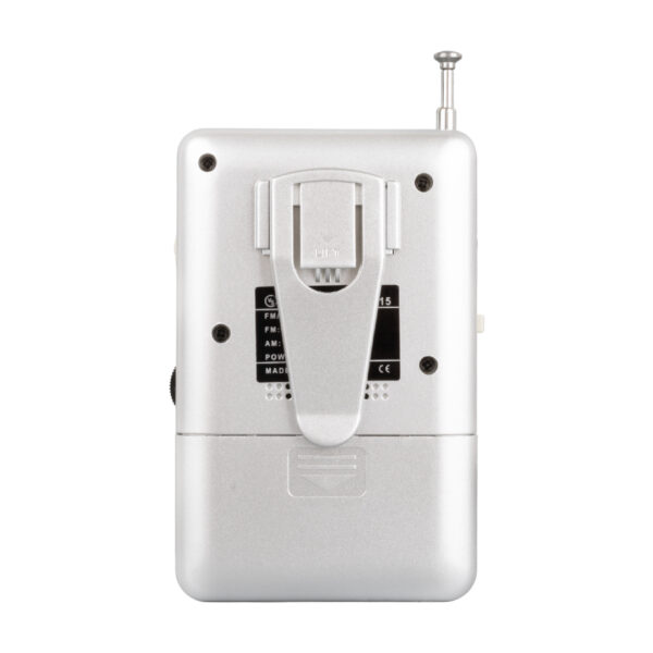 GÜMÜŞ RENK CEP TİPİ ANALOG FM RADYO VS-R115 (K0) - Görsel 2