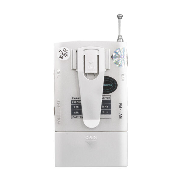 GÜMÜŞ RENK CEP TİPİ ANALOG FM RADYO VS-R106 (K0) - Görsel 2
