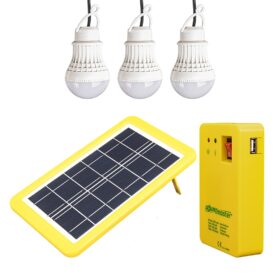 GÜNEŞ PANELLİ 3 LAMBALI POWERBANK ÖZELLİKLİ ÇOK AMAÇLI ŞARJLI SOLAR AYDINLATMA (K0)