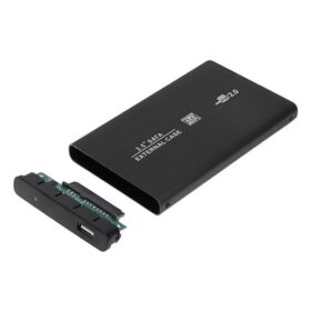 HARİCİ 2.5 USB 2.0 SATA HARDDISK KUTUSU SİYAH (K0)
