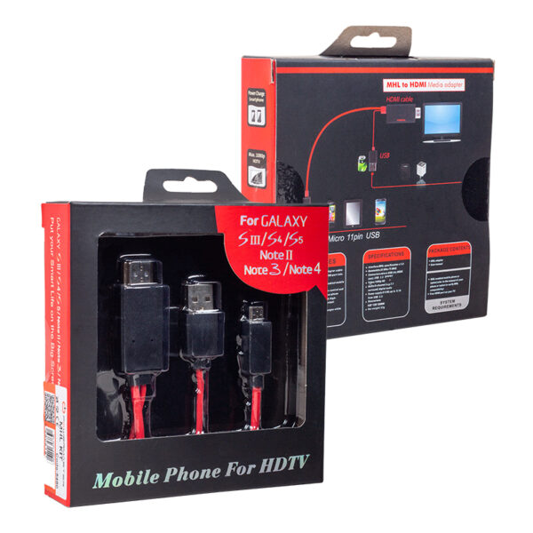 HC-18 MHL KİT SAMSUNG S5 HDMI TV BAĞLANTI KABLOSU (K0)