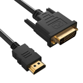 HDMI DVI KABLO 5 METRE DVI 24+1 MALE TO HDMI 19P MALE (K0)