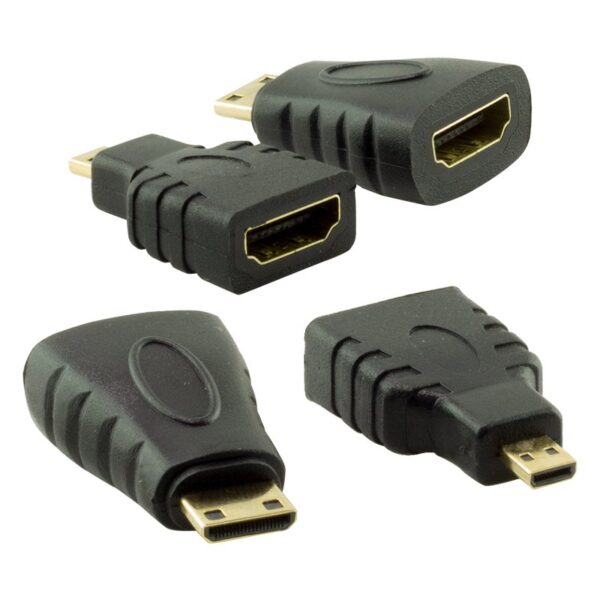 HDMI KABLO 1.5 METRE 3LÜ SET  (MICRO HDMI HDMI*MİNİ HDMI HDMI) (K0) - Görsel 2