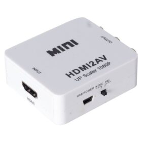 HDMI TO RCA ÇEVİRİCİ CONVERTER MİNİ MODEL PLASTİK KASA 1920X1080 (K0)