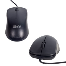 HELLO HL-38 1000 DPI KABLOLU OPTİK SİYAH MOUSE (K0)