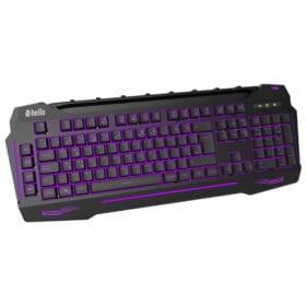 HELLO HL-4616 4 MAKRO TUŞLU 3 RENK IŞIKLI KABLOLU GAMING OYUNCU KLAVYE (K0)