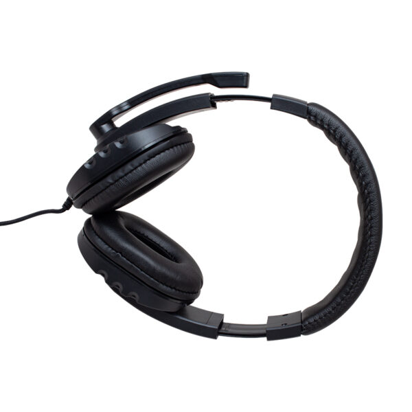 HELLO HL-5351 3.5MM STEREO KABLOLU LEDLİ MİKROFONLU OYUNCU KULAKLIK SİYAH (K0) - Görsel 2