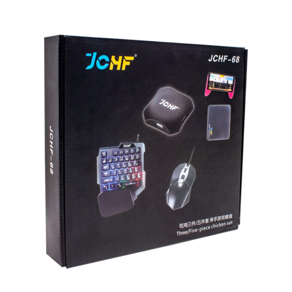 HELLO JCHF-68 KLAVYE + MOUSE BLUETOOTH GAMEPAD OYUNCU 4IN1 SETİ (K0) - Görsel 2
