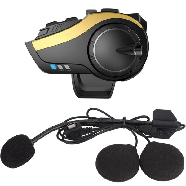 HY-02 MOTOSİKLET BLUETOOTH INTERCOM KULAKLIK (K0) - Görsel 3