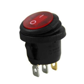 IC-131W YUVARLAK 220 VOLT IŞIKLI SU GEÇİRMEZ ON/OFF ANAHTAR (K0)