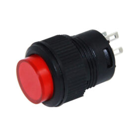 IC-180C YUVARLAK 3P IŞIKLI 16MM BASMALI KALICI BUTON (K0)