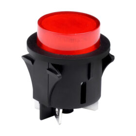 IC-180G ANAHTAR BASMALI 4 PIN KALICI YUVARLAK 25 MM PS18-16N-2 (K0)