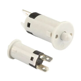 IC-187A KAPAK SWİTCH Ø12MM (NC) NORMALDE KAPALI KONTAK PBS-25B BEYAZ (K0)