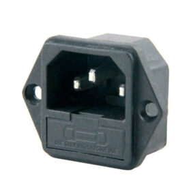 IC-213 C7 ŞASE ERKEK POWER SOKET ERKEK FUSELİ KULAKLI (AC04) (K0)