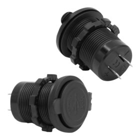 IC-266C PANO TİPİ USB 8-32V GİRİŞ 5V 1A / 5V 2.1A ÇIKIŞ KULAKSIZ 30MM USB (K0)