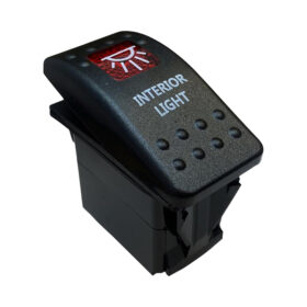 İÇ AYDINLATMA LAMBASI IŞIKLI 3P ON-OFF 12-24V MARIN SWITCH (IC-134M-S5) (K0)
