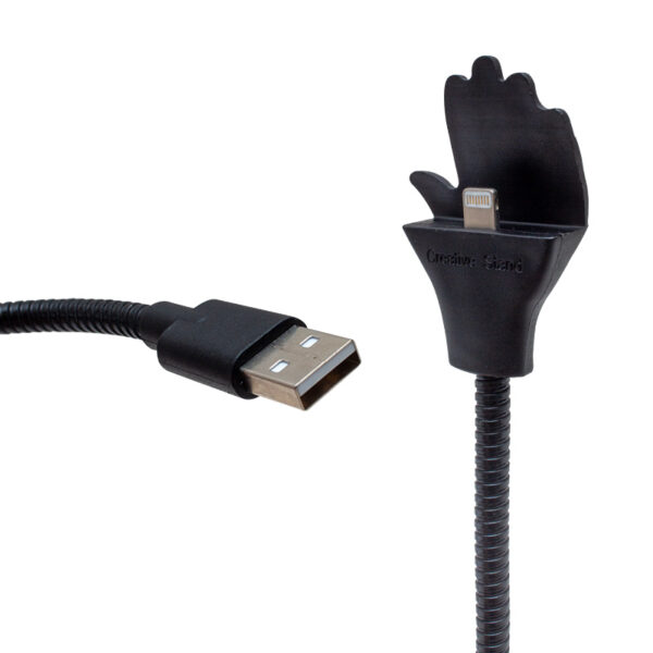 IPHONE LIGHTNING MODEL EL TİPİ TELEFON TUTACAĞI (K0) - Görsel 2