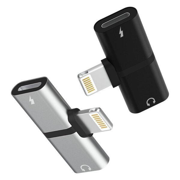 IPHONE LIGHTNING ŞARJ VE KULAKLIK ÇEVİRİCİ ADAPTÖR JACK (K0) - Görsel 3