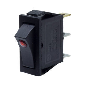 IŞIKLI TEKLİ MERCEKLİ ANAHTAR (IC-113A) (K0)