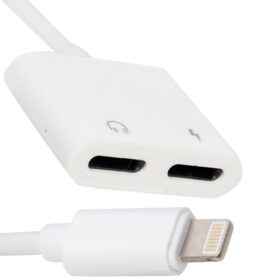 J-008 / RC-13 IPHONE LIGHTNING ŞARJ VE KULAKLIK ÇEVİRİCİ KABLO ADAPTÖR (K0)