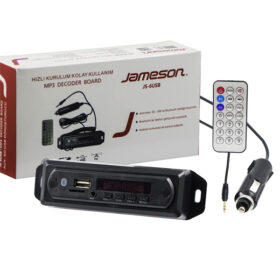 JAMESON JS-6USB MİKROFONLU BLUETOOTH/AUX USB/SD/MMC KUMANDALI OTO TEYP ÇEVİRİCİ DİJİTAL PLAYER (K0)