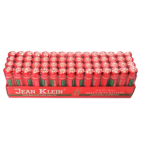 JEAN KLEIN AAA 1.5V İNCE KALEM PİL 60LI PAKET - KUMANDA PİLİ (K0) - Görsel 2