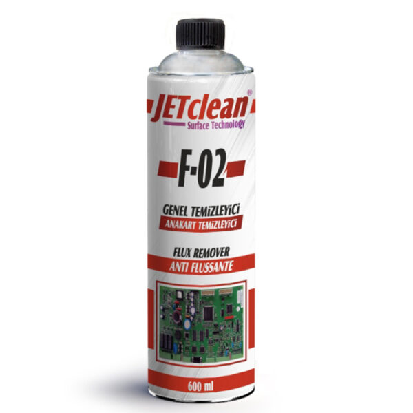 JETCLEAN F-02 600 ML FLUX ANAKART TEMİZLEME SPREY (K0)