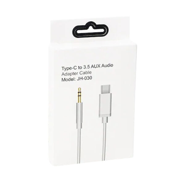 JH-030 TYPE-C TO 3.5 MM AUX AUDIO KABLO (K0) - Görsel 3