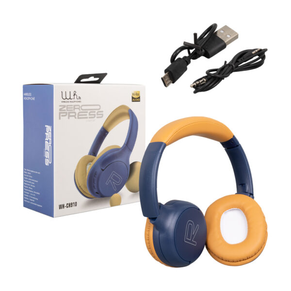 KABLOSUZ BLUETOOTH KULAKÜSTÜ TASARIM KULAKLIK WH-CH910 (K0) - Görsel 4