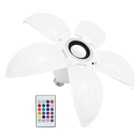 KK-607 5 KANATLI BLUETOOTH ÖZELLİKLİ KUMANDALI PORTATİF 50W LAMBA (K0)