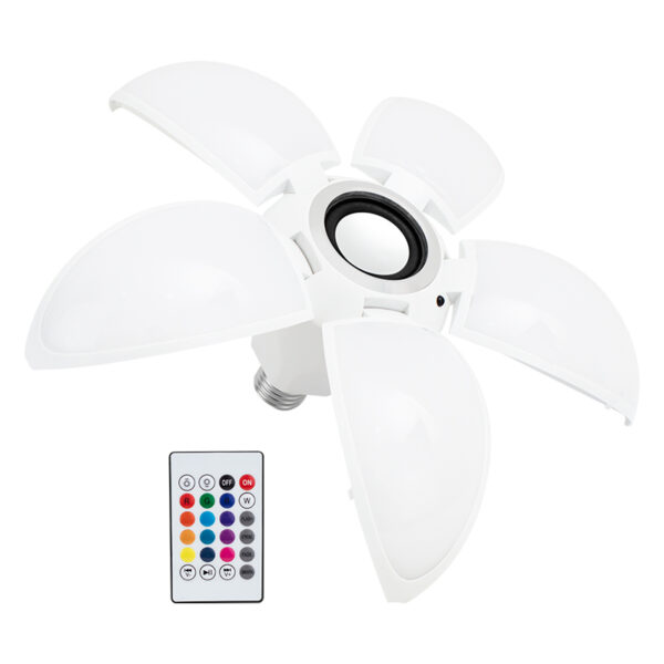 KK-607 5 KANATLI BLUETOOTH ÖZELLİKLİ KUMANDALI PORTATİF 50W LAMBA (K0)