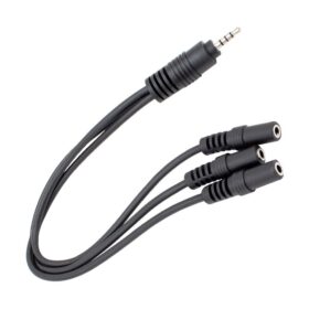 KULAKLIK MİKROFON ÇOKLAYICI 3 PORT 3.5MM SPLİTTER ÇEVİRİCİ DÖNÜŞTÜRÜCÜ ADAPTÖR (K0)