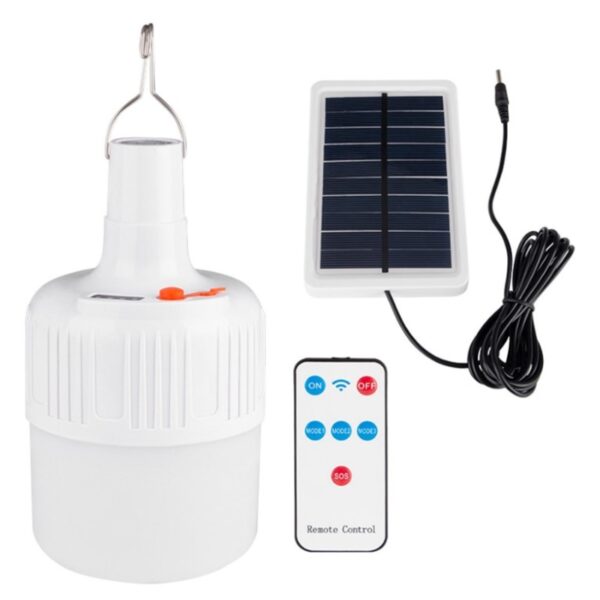 KUMANDALI SOLAR ŞARJLI ACİL DURUM KAMP LAMBASI (K0)