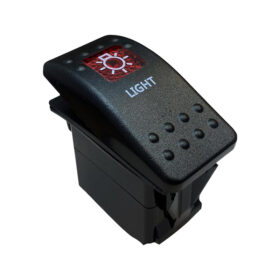 LAMBA GÖSTERGESİ IŞIKLI 3P ON-OFF 12-24V MARIN SWITCH (IC-134M-S4) (K0)