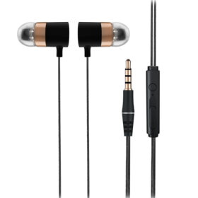 LECOO EH103 3.5MM JACKLI KABLOLU KULAK İÇİ MİKROFONLU SİYAH KULAKLIK (K0)