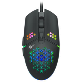 LECOO MS105 3200 DPI 6 TUŞLU KABLOLU RGB LED AYDINLATMALI GAMING MOUSE (K0)