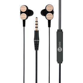 LENOVO LECOO EH102 3.5 MM JACKLI SİYAH KABLOLU KULAK İÇİ MİKROFONLU KULAKLIK (K0)