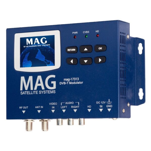 MAG MG-17313 LCD EKRANLI HD-RF CONVERTER FULL HD DVB-T ENCODER MODULATOR (DVB-T/AV/HDMI) (K0)