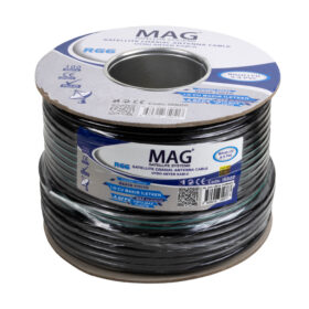 MAG RG6/U6 BAKIR CU/CU 80 TEL YEŞİL ANTEN KABLOSU (100 METRE) (K0)