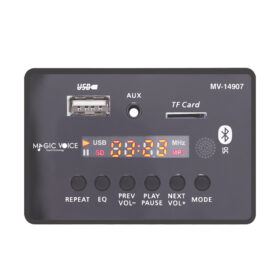 MAGİCVOİCE MV-14907 USB/SD/MIC/AUX/BLUETOOTH KUMANDALI EKRANLI OTO TEYP ÇEVİRİCİ DİJİTAL PLAYER BOARD (K0)