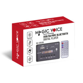 MAGİCVOİCE MV-14907 USB/SD/MIC/AUX/BLUETOOTH KUMANDALI EKRANLI OTO TEYP ÇEVİRİCİ DİJİTAL PLAYER BOARD (K0)