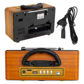 MAGICVOICE MV-112BT USB/SD/FM/BLUETOOTH DESTEKLİ NOSTALJİK RADYO (K0)