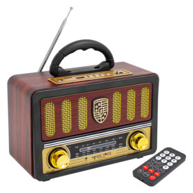 MAGICVOICE MV-114BT USB/SD/FM/BLUETOOTH DESTEKLİ TEK HOP LU NOSTALJİK RADYO (K0)