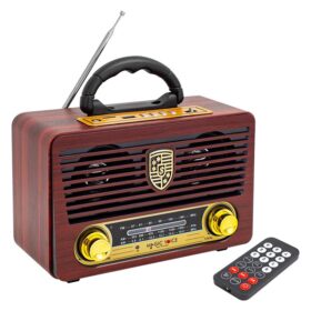 MAGICVOICE MV-115BT USB/SD/FM/BLUETOOTH DESTEKLİ NOSTALJİK RADYO (K0)