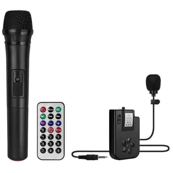 VHF EL+YAKA MİK USB*SD*BT-TAŞINABİLİR-SEYYAR ANFİ 175W (K0) - Görsel 2