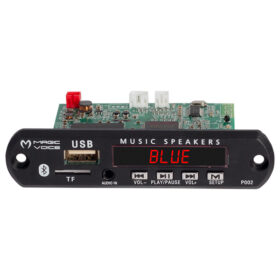 MAGICVOICE P002A MP5 USB/SD/MMC/BLUETOOTH KUMANDALI OTO TEYP ÇEVİRİCİ DİJİTAL VİDEO PLAYER BOARD (12V-500MA) (K0)
