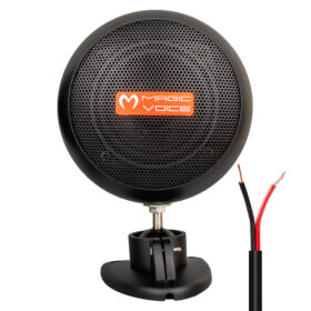 MAGICVOICE MV-13 7.5 CM 20 WATT 2Lİ TAKIM SİYAH TRAFOSUZ SÜTUN SARKIK HOPARLÖR (K0)